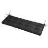 Bench Seat Cushion For Indoor Outdoor Furniture Non Slip Long Chair Cushion with Ties Strap Waterproof Swing Cushion 51.18x19.68IN For Garden Patio Ba