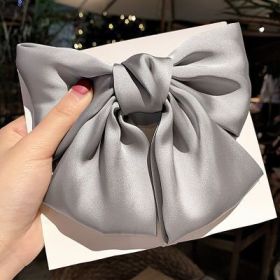 Lolita Big Bow Hairpin Spring Clip Hairpin Hair Accessories (Color: 8)