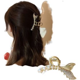 French Vintage Metal Hair Grab Rhinestone Grab Clip Hair Accessories Set (Color: 10)